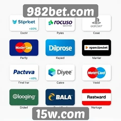 Métodos de pagamento aceitos no 982bet.com
