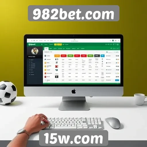 Interface do usuário e navegação no 982bet